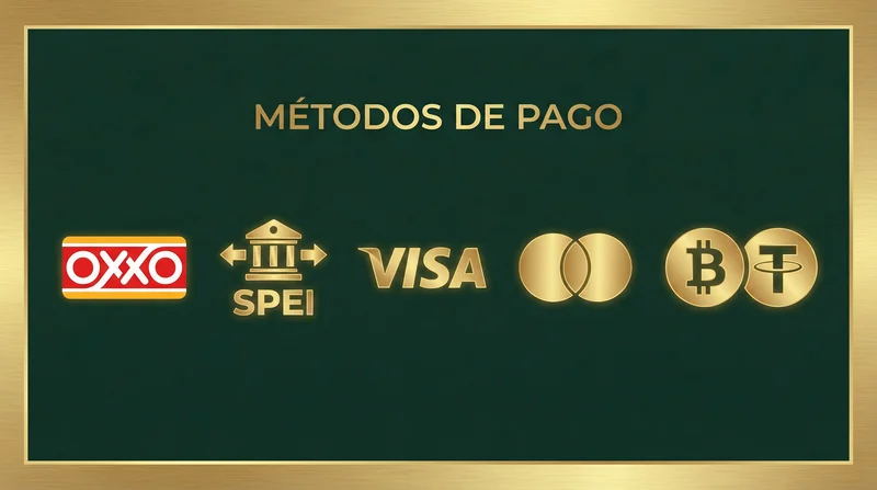 Métodos de pago disponibles en Ganabet Sportium